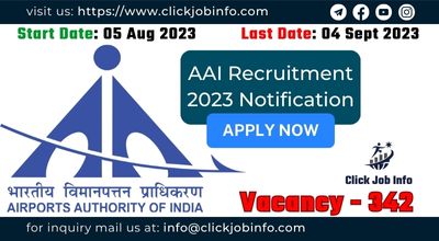 AAI Recruitment 2023 Notification PDF