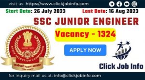 SSC JE 2023 Notification